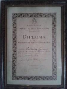 diploma Pasquale D Giulio